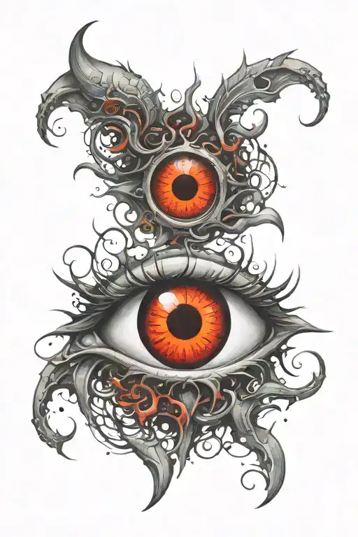 Red Eyes God Symbol