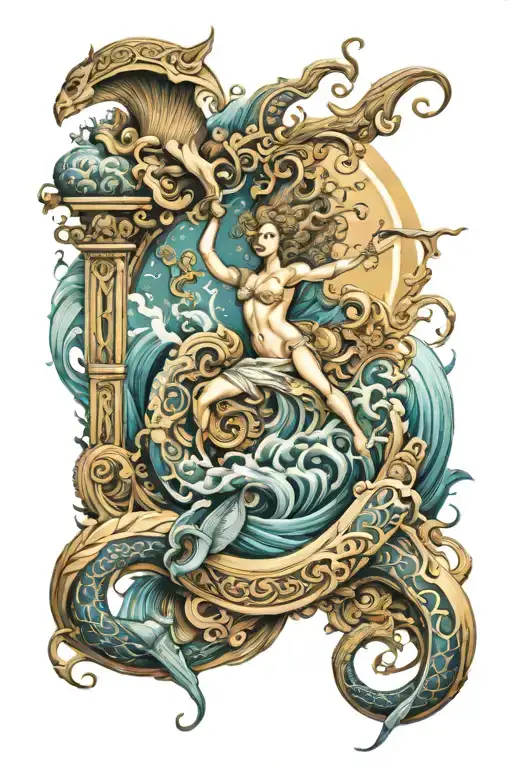 Greek Mythology Ocean Theme