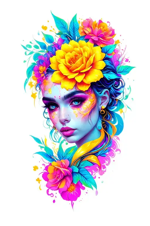 Tatuaje Con Efecto Neon