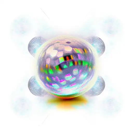 A Discoball Full Moon