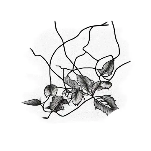 Climbing Plant Twine Around Arm