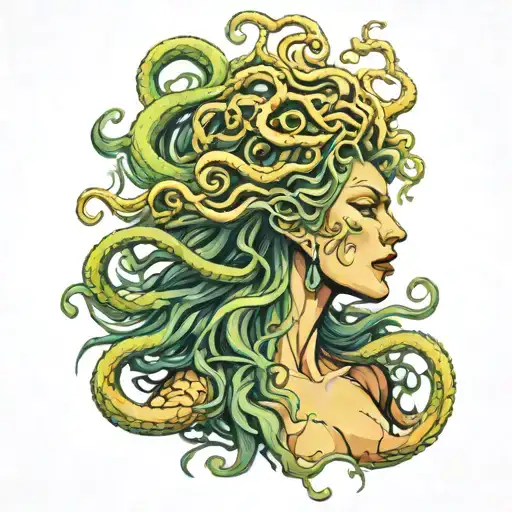 Yelling Medusa