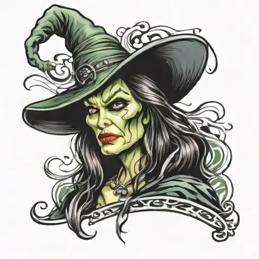 Badass Portrait Of The Wicked Witch From Wicked