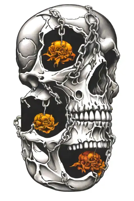 Chained Hart Overthinking Scull