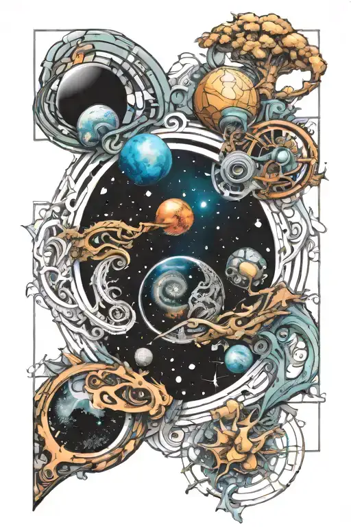 Space And Fractals Fibonacci Sequence