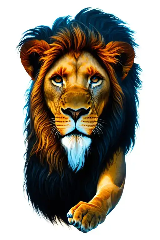 Tattoo Of My Daughter With Lion King Characters