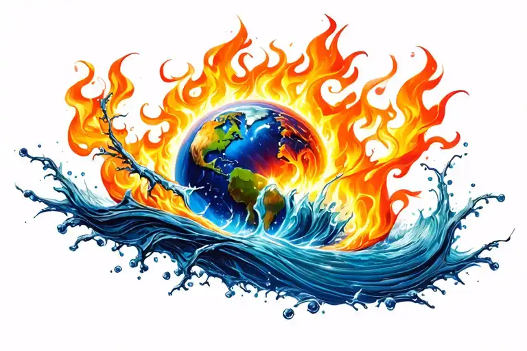 Earth Fire Air Water