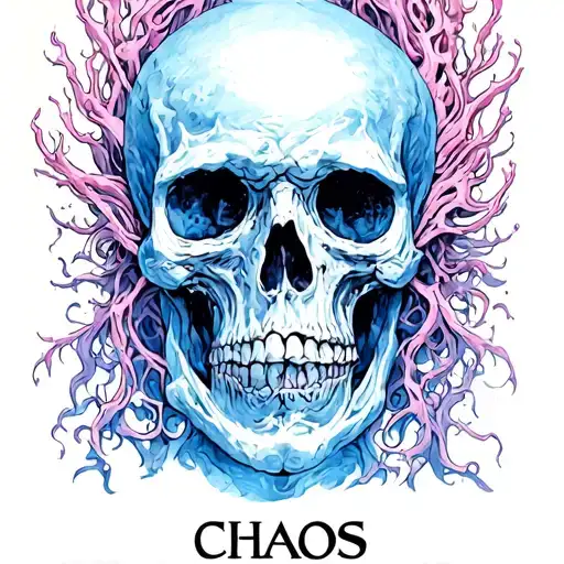Chaos Equals Death Tarot Card