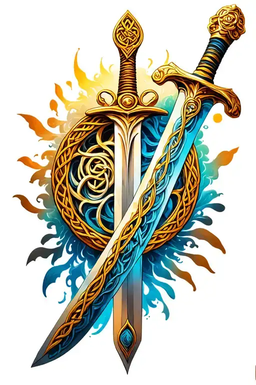 Celtic Sword Emerging