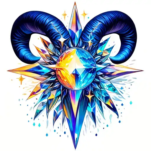 Sun Magic Crystals Esoteric Aries Stars