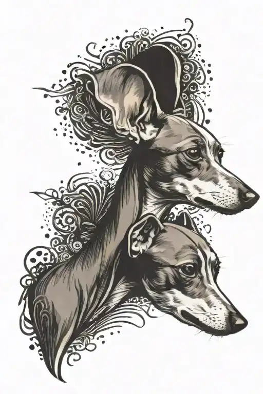 Italian Greyhound Heads