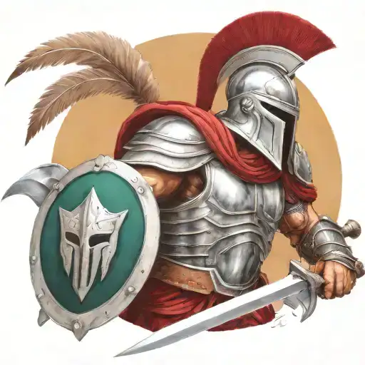 Spartan In Full Armor