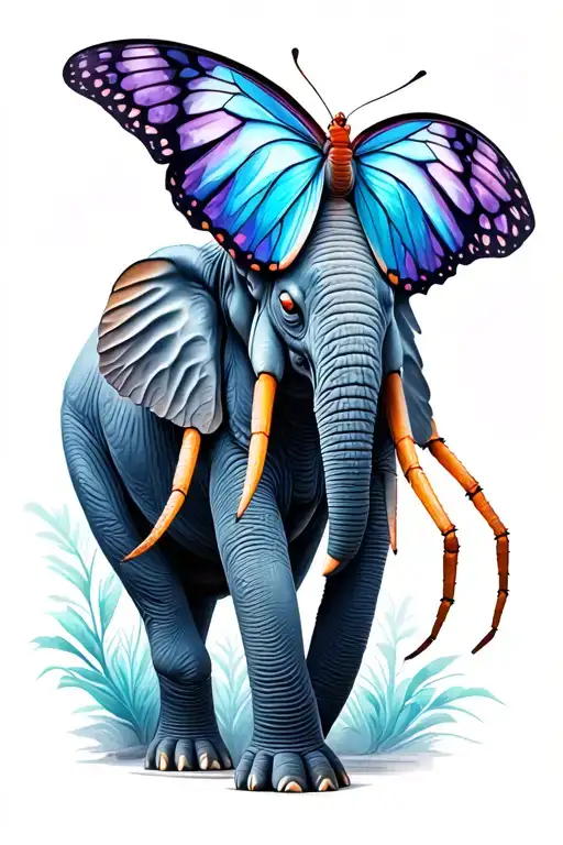 Butterfly Elephant Spider