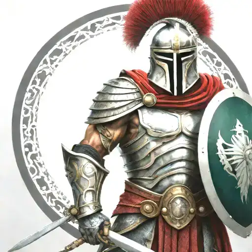 Spartan In Full Armor