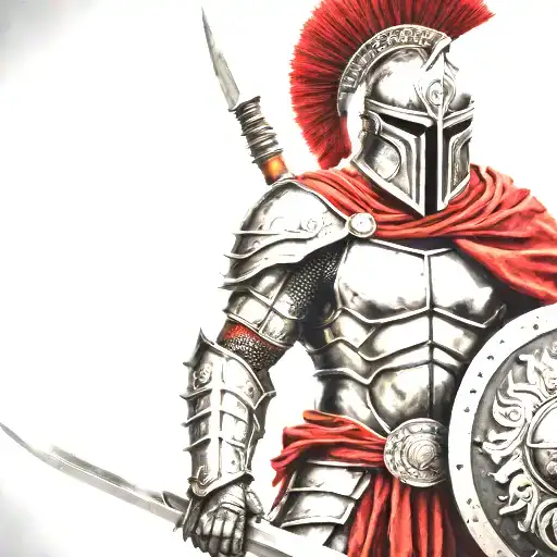 Spartan In Full Armor