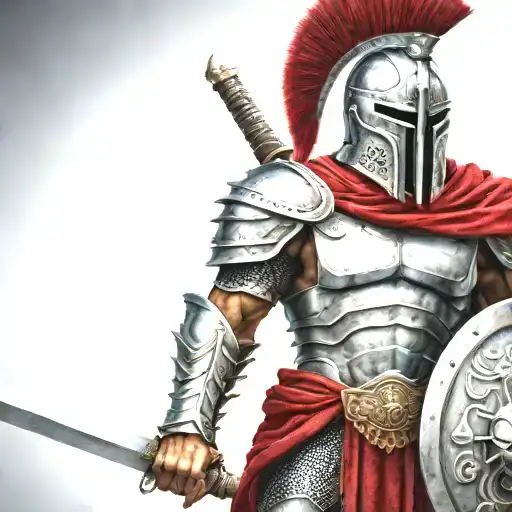 Spartan In Full Armor