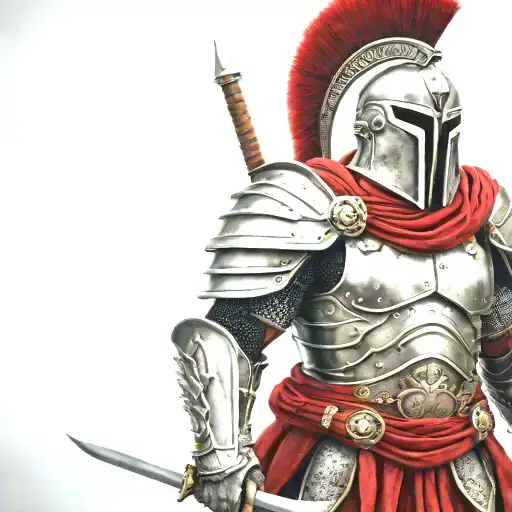 Spartan In Full Armor