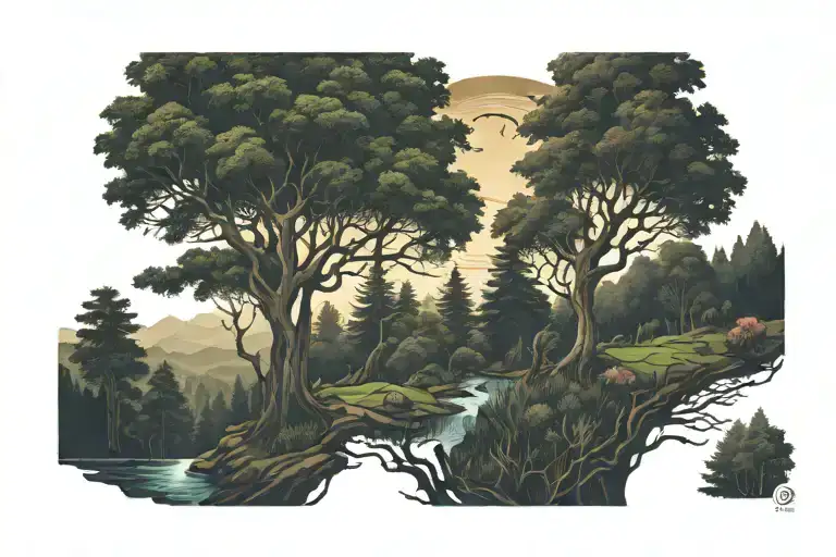 Veles Forest Landscape