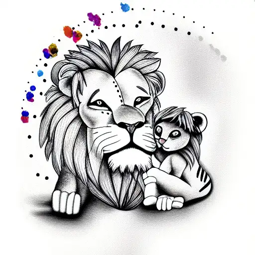 Leon Y Su Bebe Lion And His Baby