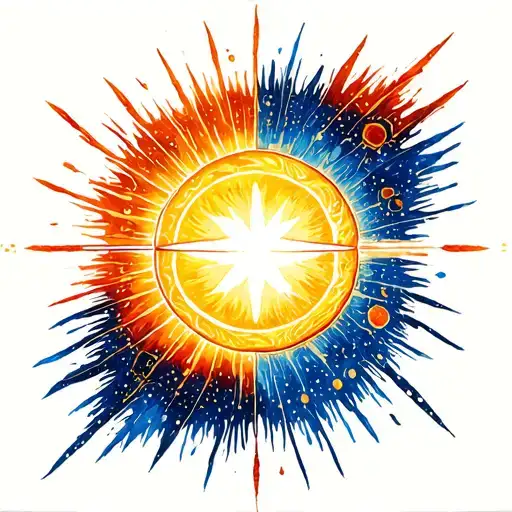 Southern Cross Constellation Rising Sun In The Background