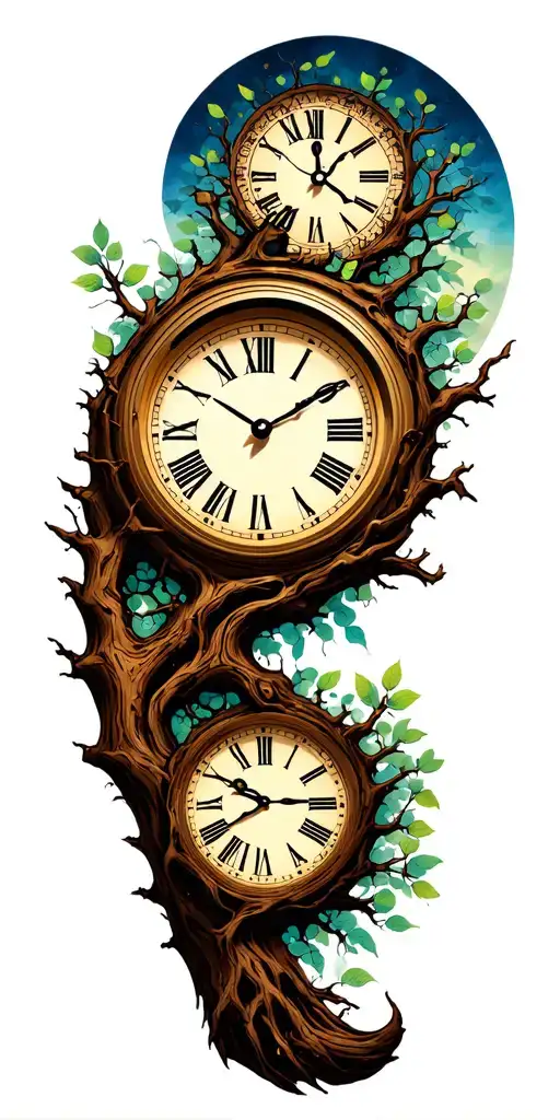 Clock And Tree Branch