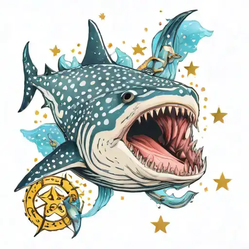 Whale Shark Swallowing Stars