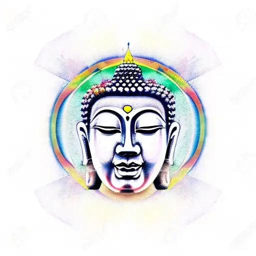 Two Faced Buddha In Meditation