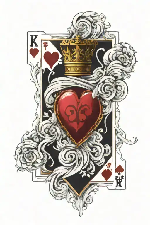 King Of Hearts Playing Card