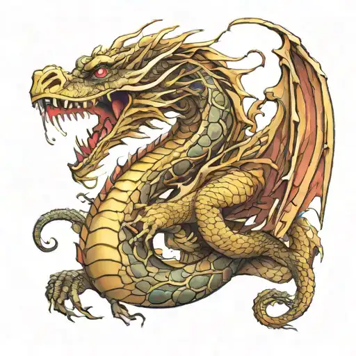Dragon From House Of The Dragon