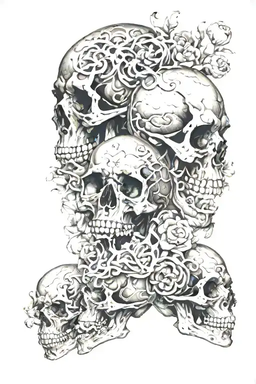 Skulls Representing Dark Periods