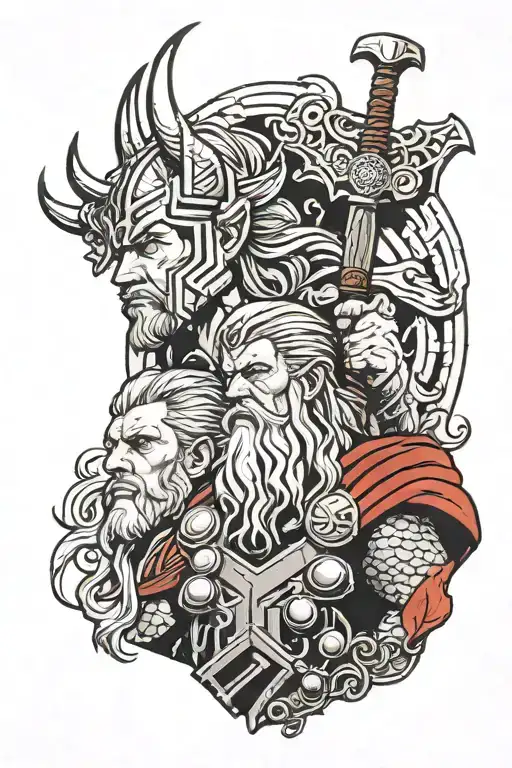 Thor And Odin