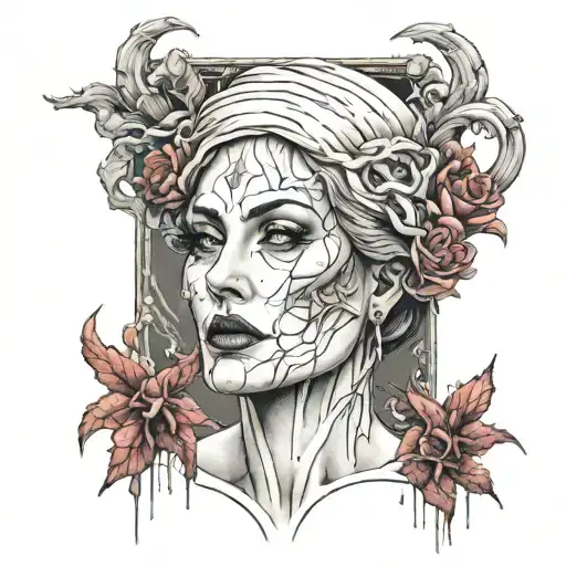 Lot's Wife Physically Turning Into A Pillar Of Salt