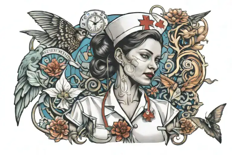 Nurse Symbolizing Healing