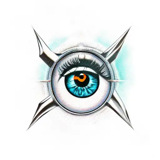 Eye With Bull In The Middle