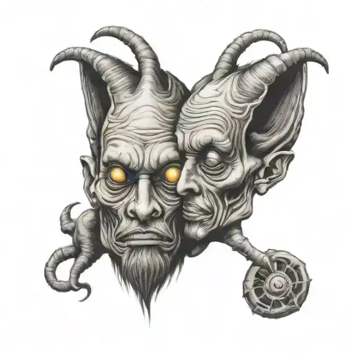 Siamese Twin Head Monster