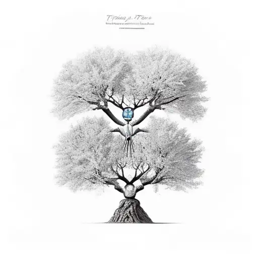 Family Tree That Has Branches That Spells Out Hasselbarth