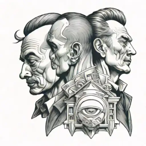 Man Siamese Twin Head