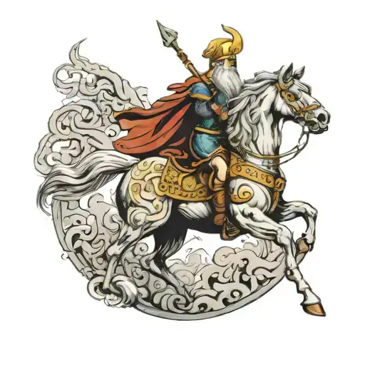 Odin Riding Sleipnir