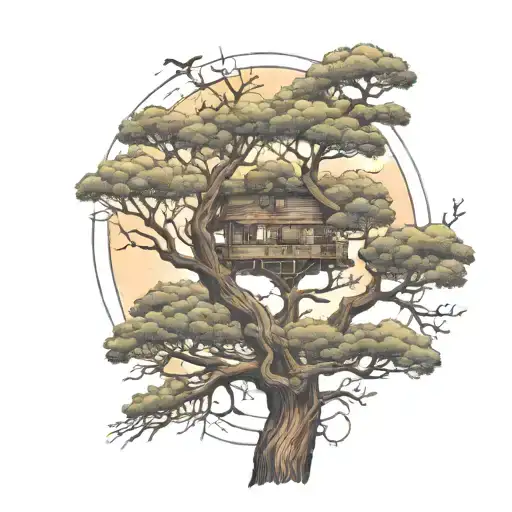 Appalachia Tree Intertwined Pilot Scuba Diving Father Sons