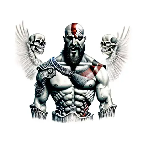 Kratos Like Skeleton