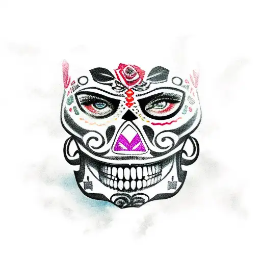 Aztec Day Of The Dead Luchador