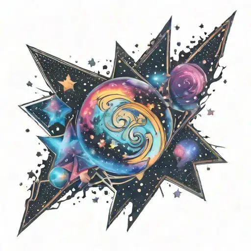 Galaxy Filled With Stars