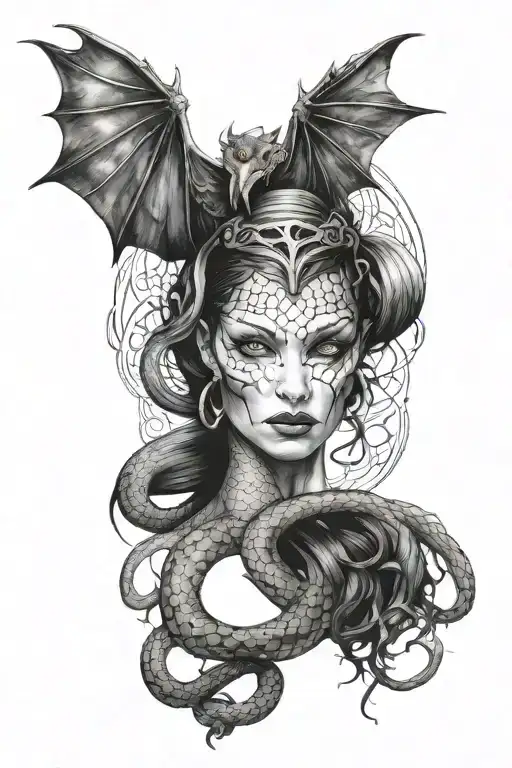 Snake Woman Bat