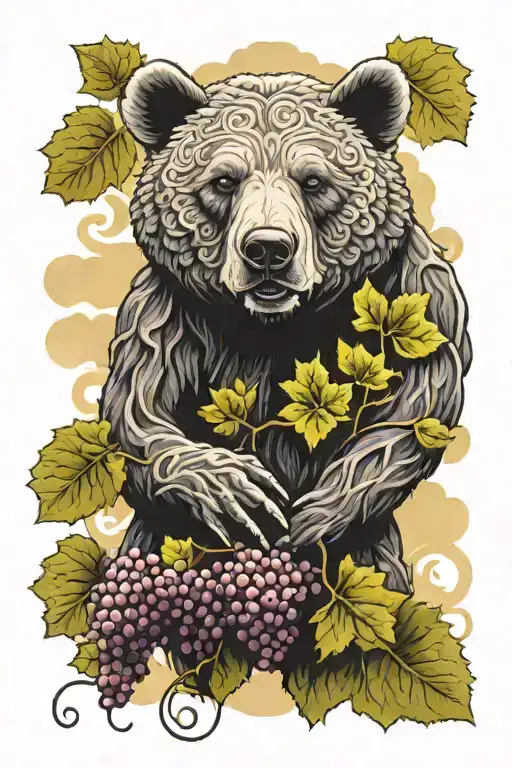 Cloud Bear Of The Vineyards