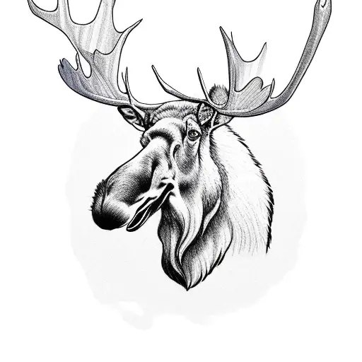 Cartoon Moose