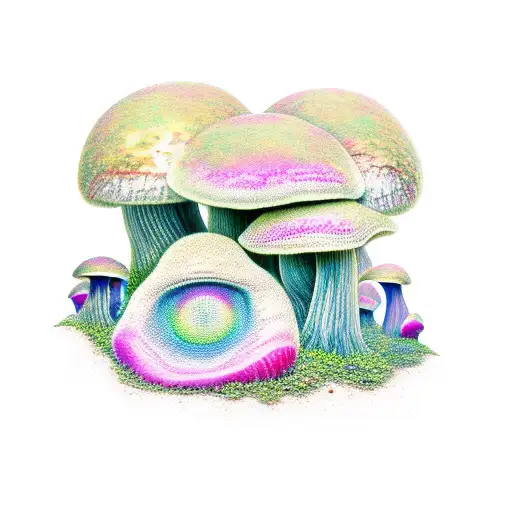 Psychedelic Mushroom Forrest