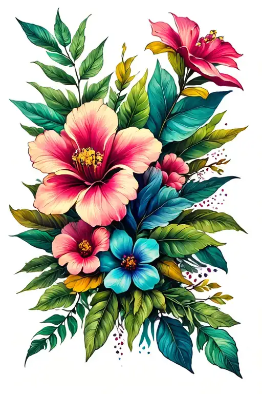 Floral And Plants & Trees