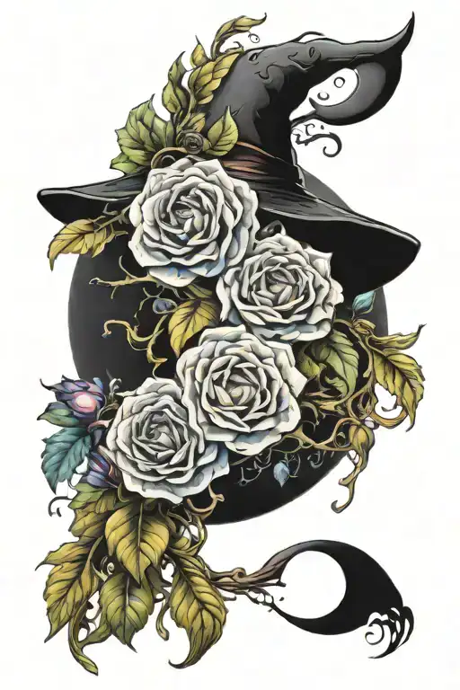 Witch Moon Flowers Growing Together