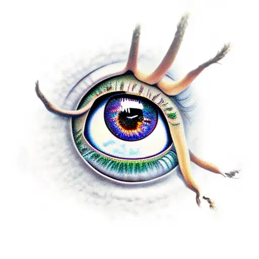 Eye Merged With A Carnivurous Plant