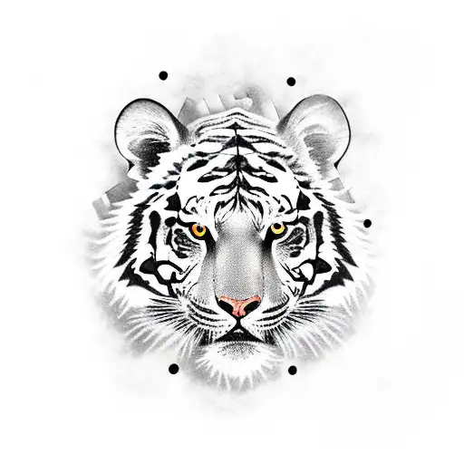 Traditional Korean Tiger And Mexico